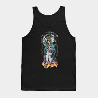 Pray mother earth illustration Tank Top